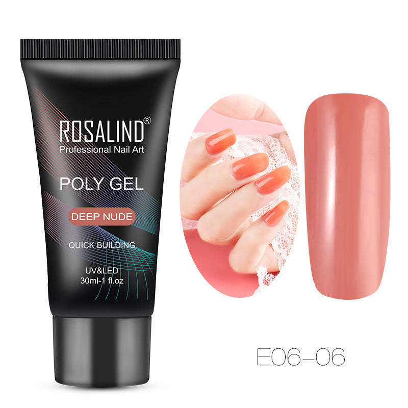 Crystal Nail Extension Tips – Clear Nail Model for Acrylic, Gel & Poly Nail Art