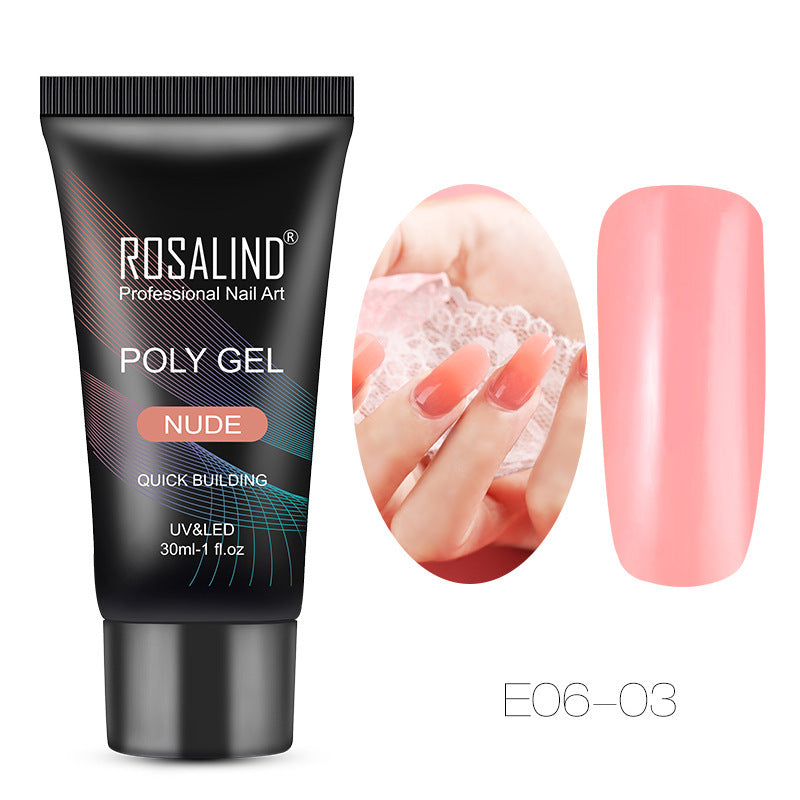 Crystal Nail Extension Tips – Clear Nail Model for Acrylic, Gel & Poly Nail Art