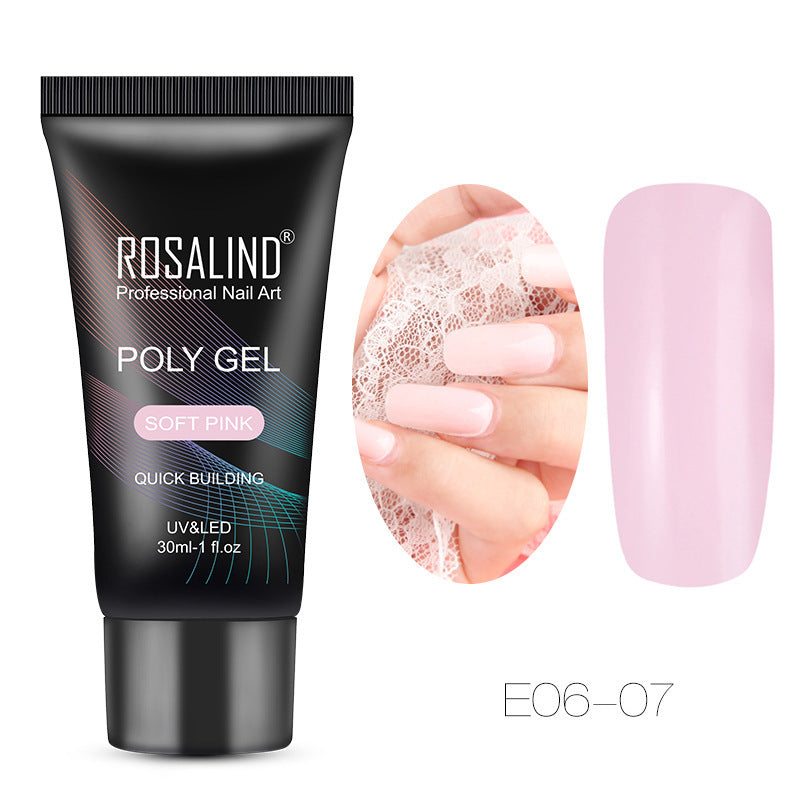 Crystal Nail Extension Tips – Clear Nail Model for Acrylic, Gel & Poly Nail Art