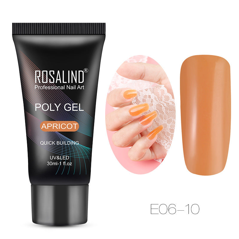 Crystal Nail Extension Tips – Clear Nail Model for Acrylic, Gel & Poly Nail Art