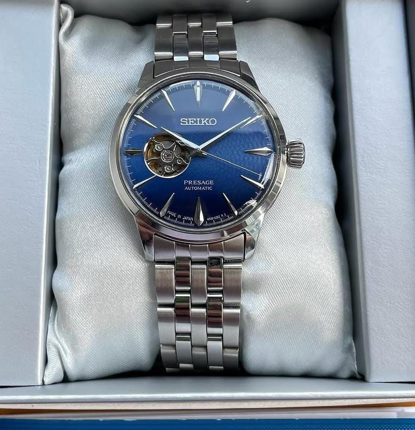 Seiko Presage Open Heart – 7AAA Premium Collection, 43mm Dial