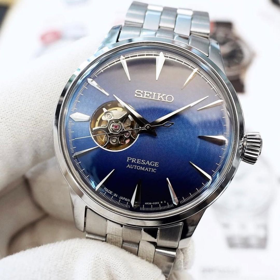 Seiko Presage Open Heart – 7AAA Premium Collection, 43mm Dial