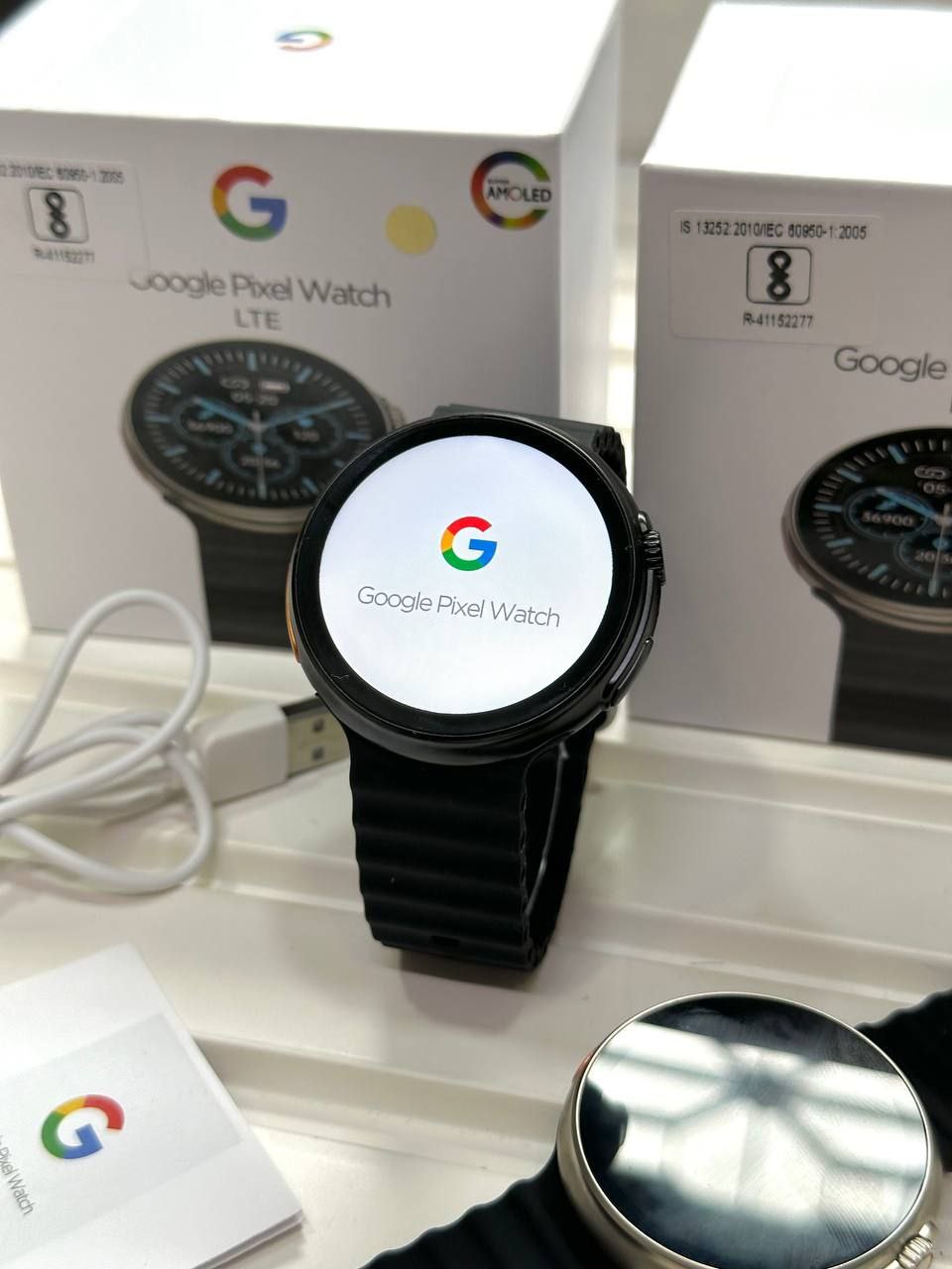 Google Pixel 2 Smartwatch – Titanium, 1.78” HD Display, Bluetooth Calling