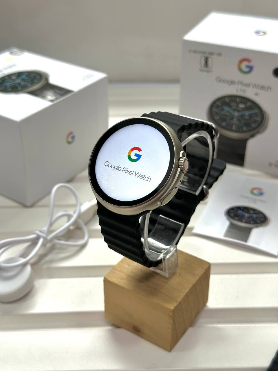 Google Pixel 2 Smartwatch – Titanium, 1.78” HD Display, Bluetooth Calling