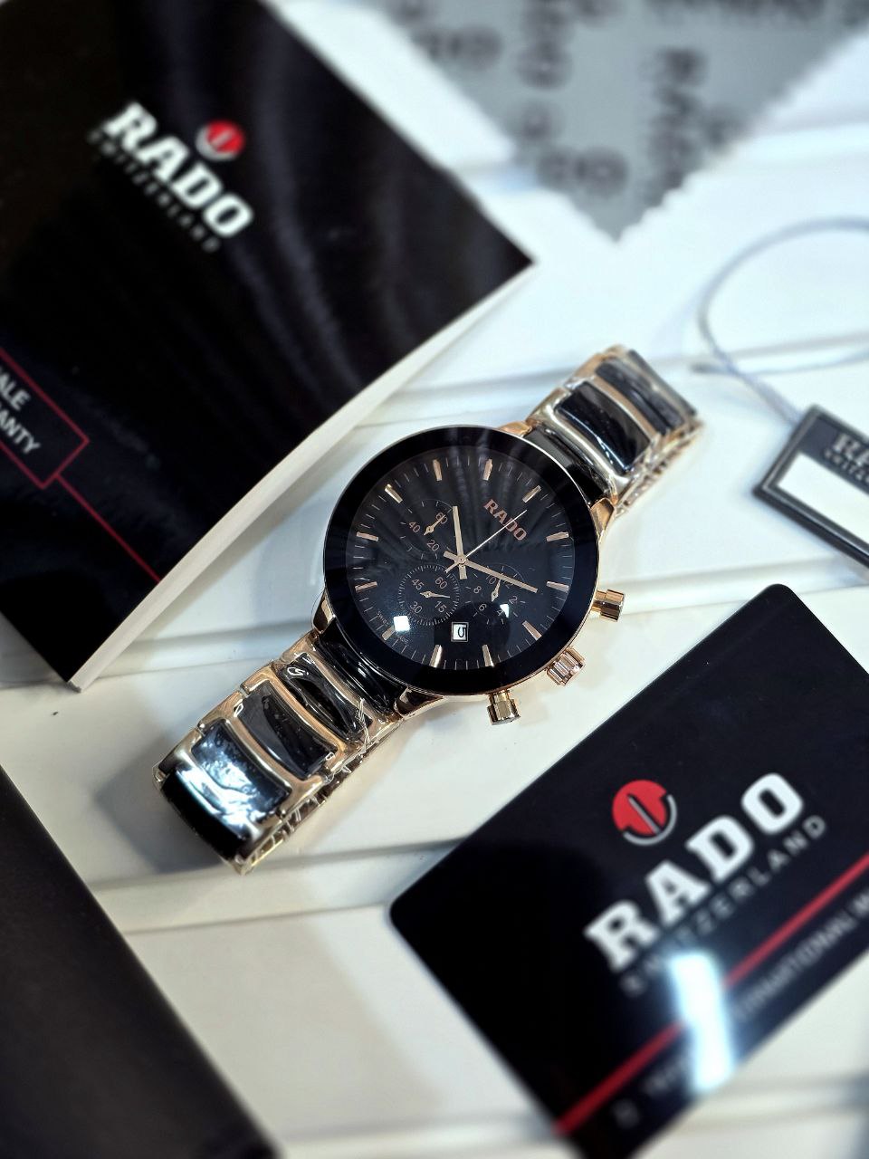 Rado Centrix Black Gold Chronograph Men’s Watch