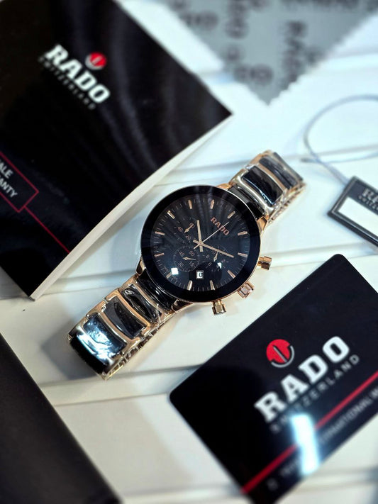 Rado Centrix Black Gold Chronograph Men’s Watch