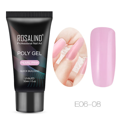 Crystal Nail Extension Tips – Clear Nail Model for Acrylic, Gel & Poly Nail Art