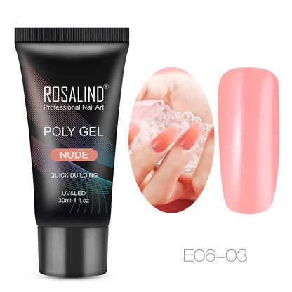 Crystal Nail Extension Tips – Clear Nail Model for Acrylic, Gel & Poly Nail Art
