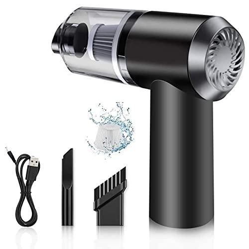 2-in-1 Wireless Handheld Vacuum Cleaner & Air Duster – Rechargeable Car & Home Cleaning Tool