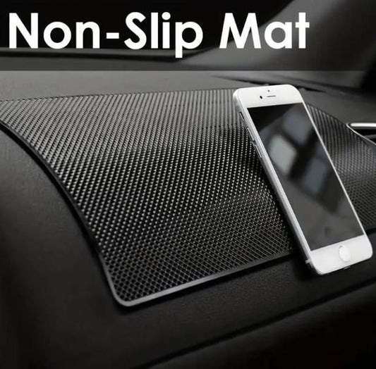 Non-Slip Silicone Car Dashboard Mat – Heat Resistant Anti-Slip Pad for Phones, Keys & Sunglasses