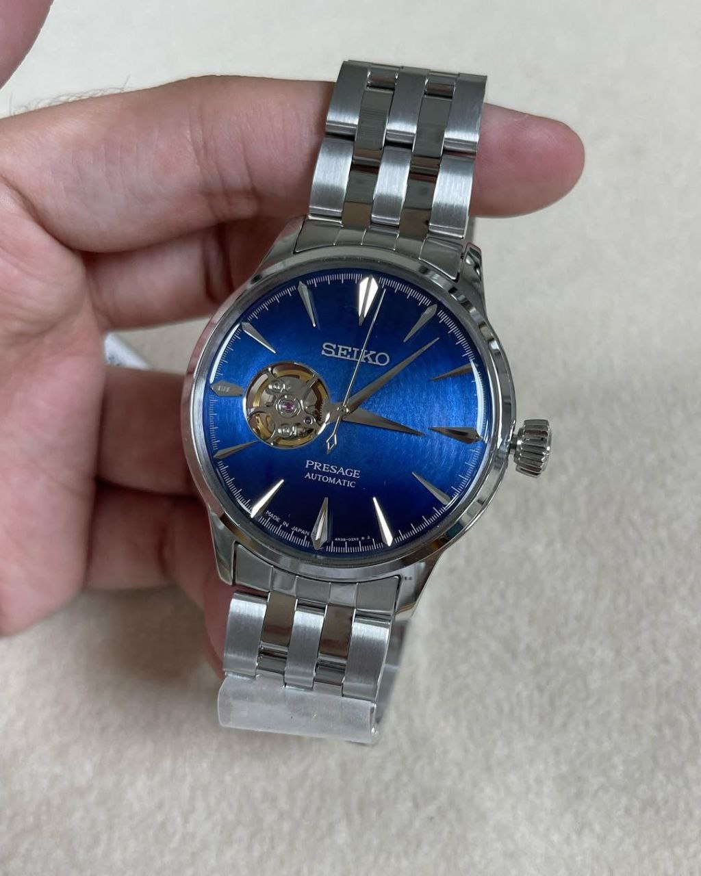 Seiko Presage Open Heart – 7AAA Premium Collection, 43mm Dial