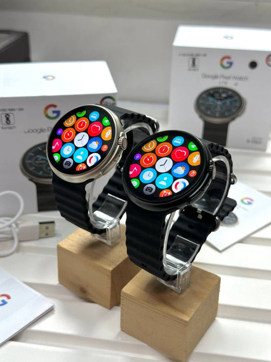 Google Pixel 2 Smartwatch – Titanium, 1.78” HD Display, Bluetooth Calling