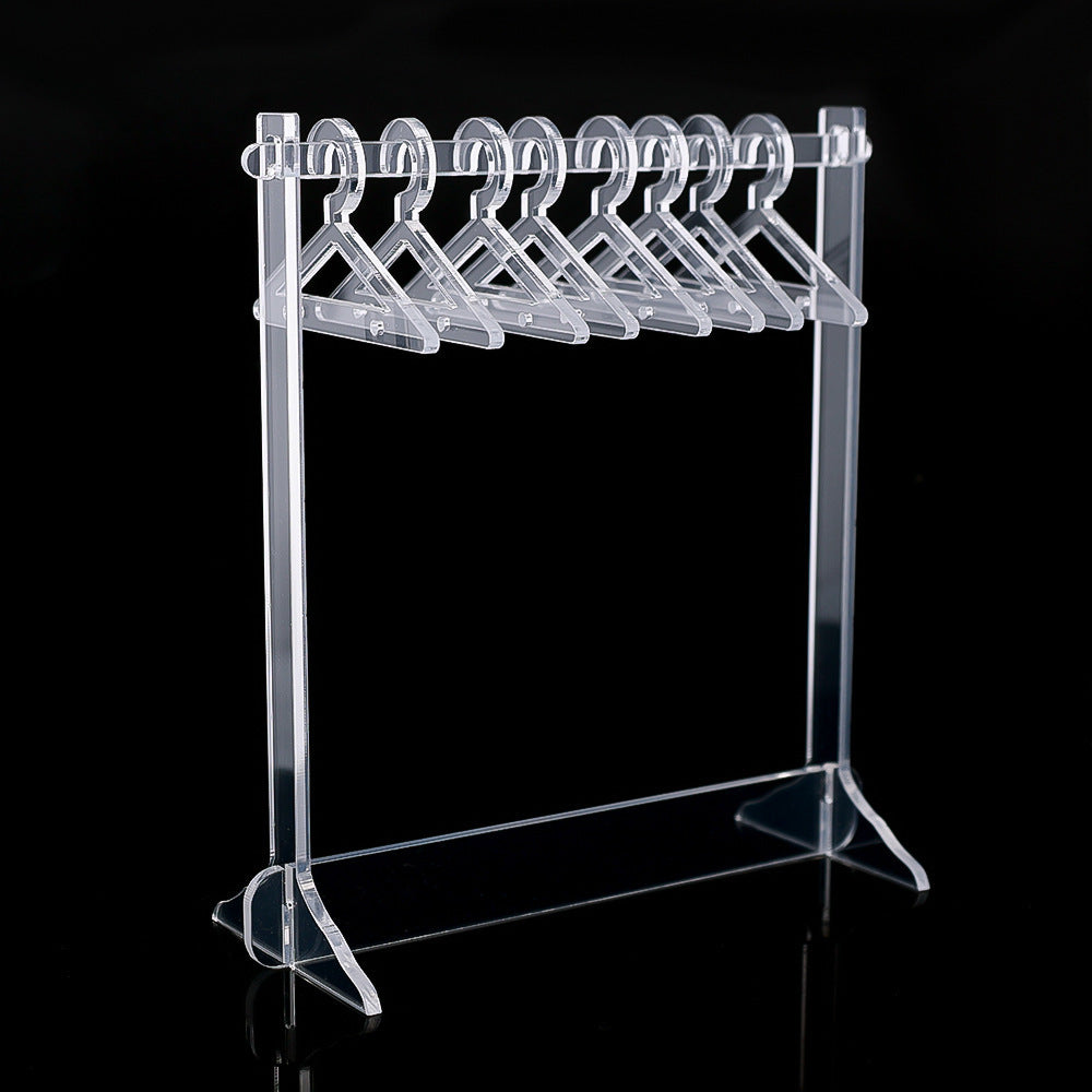 Acrylic Jewelry Organizer Hanging Rack – Wall-Mounted Storage for Earrings, Necklaces & Accessories