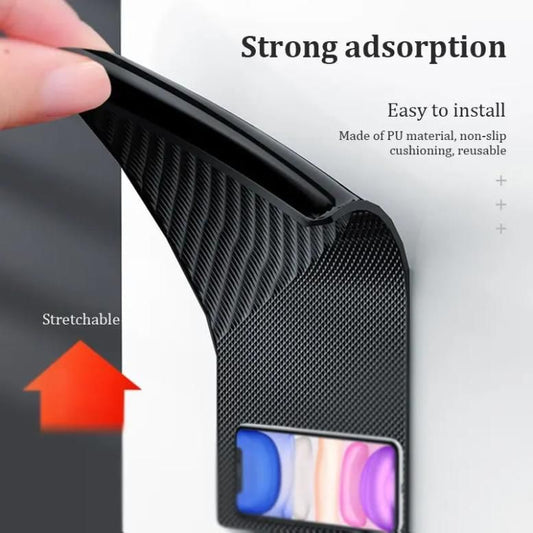 Non-Slip Silicone Car Dashboard Mat – Heat Resistant Anti-Slip Pad for Phones, Keys & Sunglasses