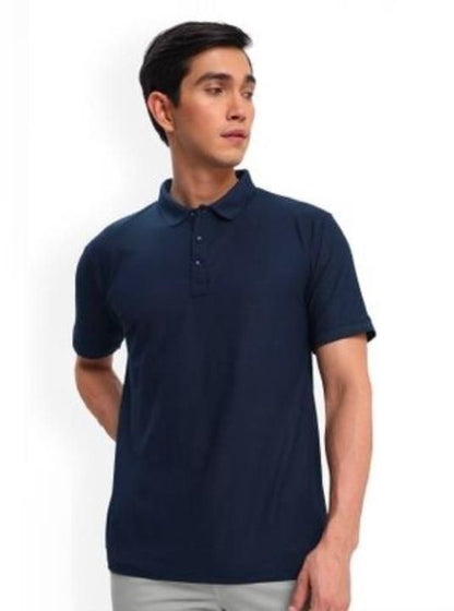 Men's Poly Cotton Polo T-Shirts (Pack of 3) - Half Sleeve, Solid Colors, Regular Fit, Casual Wear