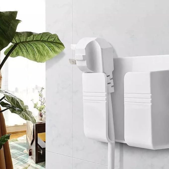 Wall Mounted Mobile Phone Holder with Adhesive Strips – Charging Dock Stand for All Smartphones