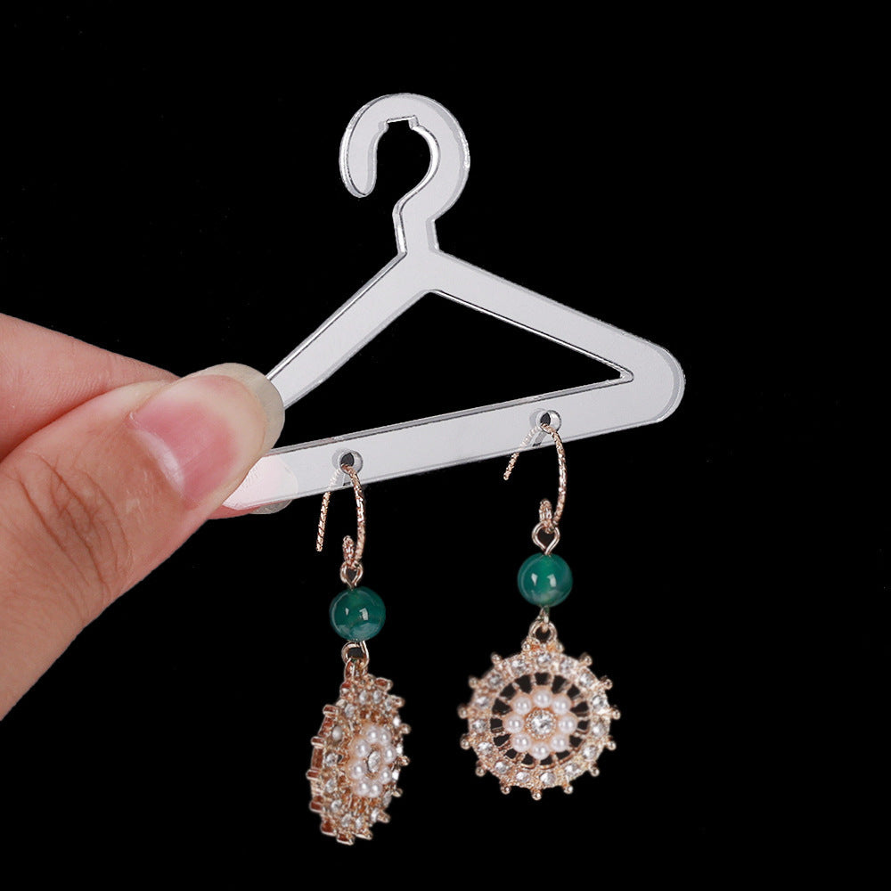 Acrylic Jewelry Organizer Hanging Rack – Wall-Mounted Storage for Earrings, Necklaces & Accessories