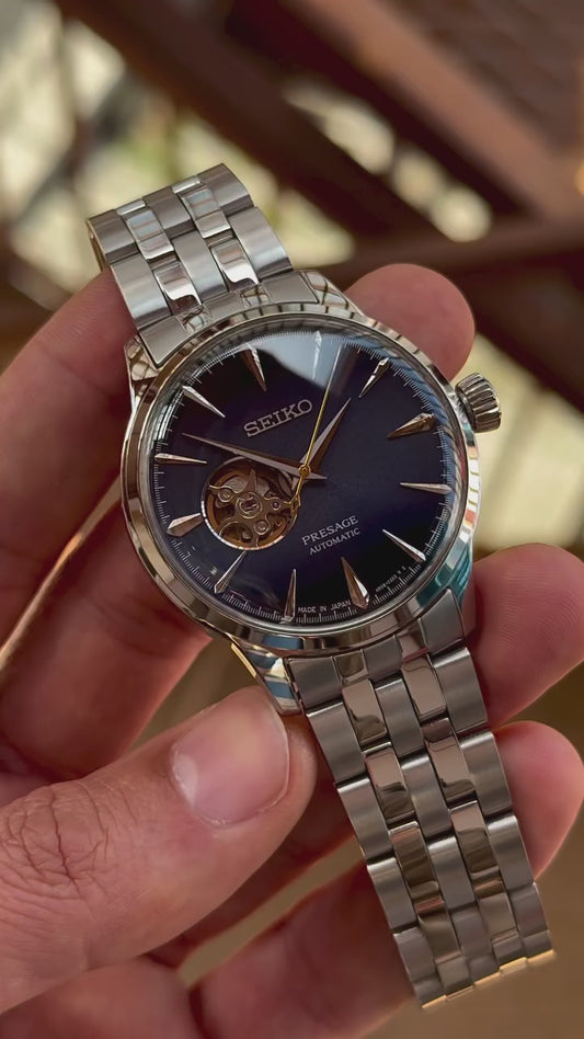 Seiko Presage Open Heart – 7AAA Premium Collection, 43mm Dial